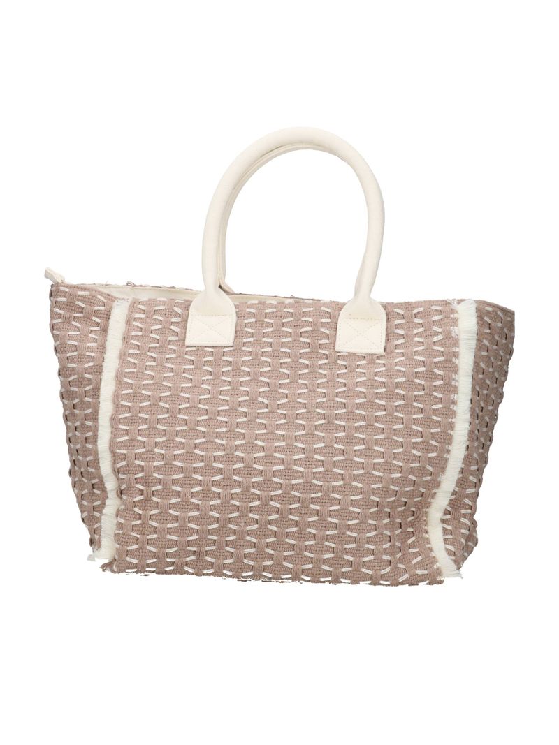 GAELLE PARIS MAXI SHOPPER Ricamo Logo-Beige