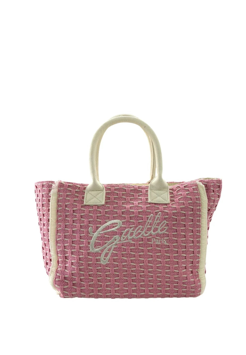 GAELLE PARIS MAXI SHOPPER Firma Logo-Rosa