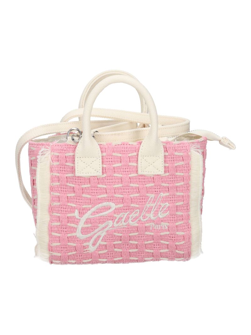 GAELLE PARIS MINI SHOPPER Firma Logo-Rosa