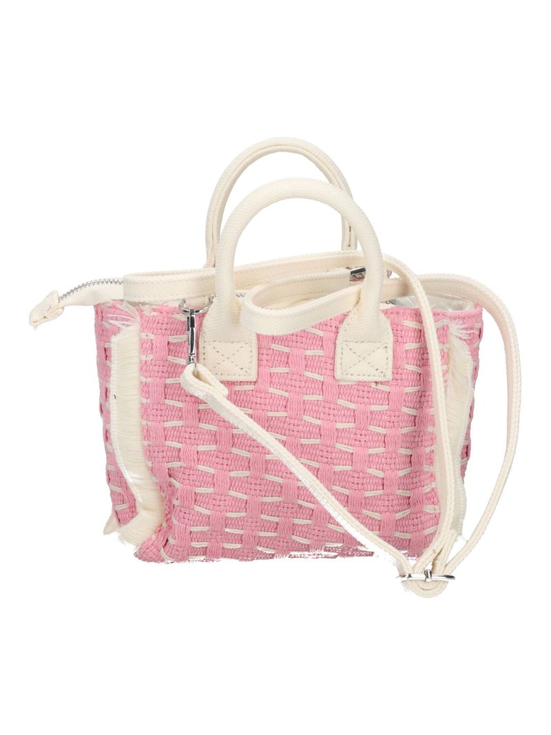 GAELLE PARIS MINI SHOPPER Firma Logo-Rosa