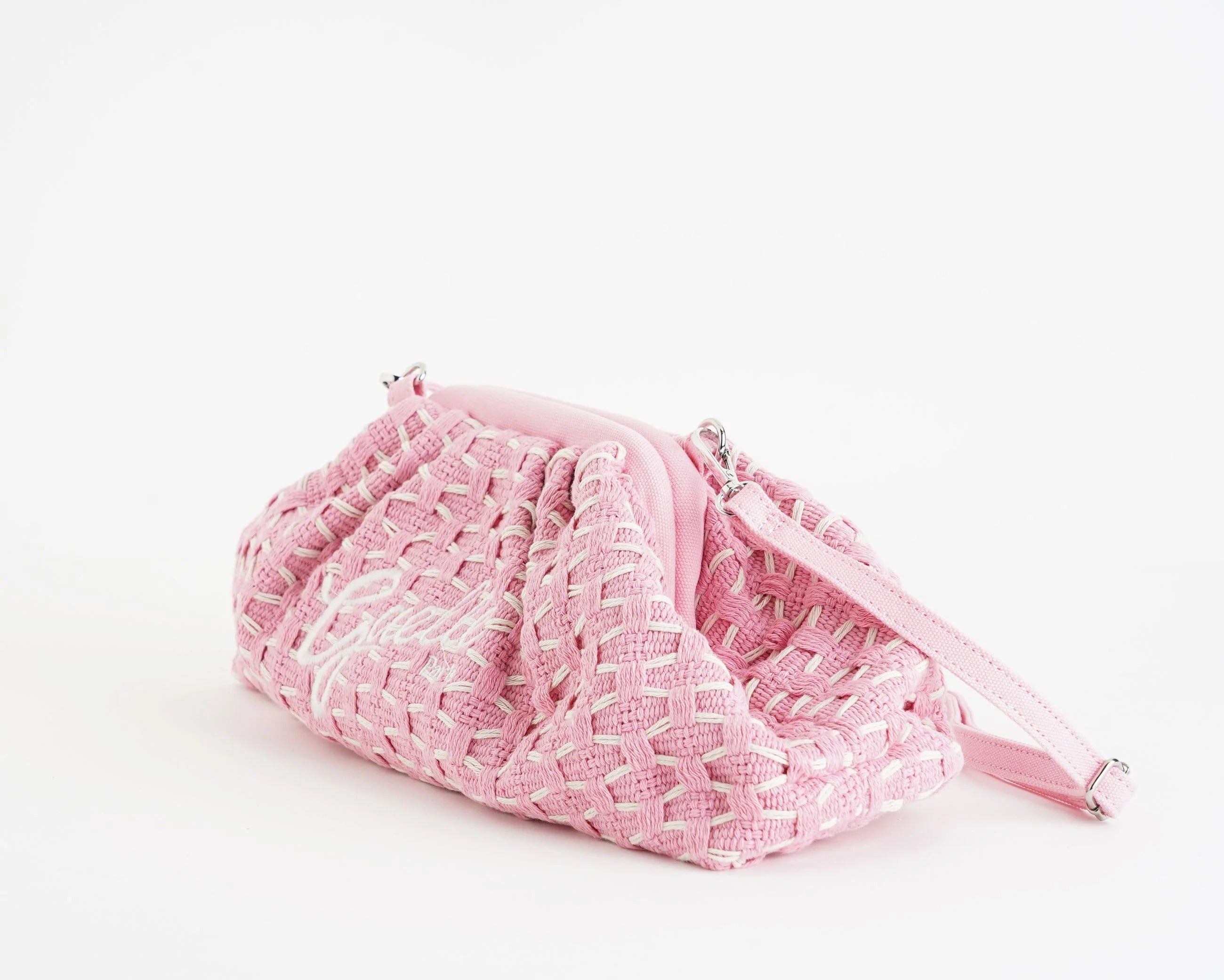 GAELLE PARIS MAXI POCHETTE Firma Logo-Rosa