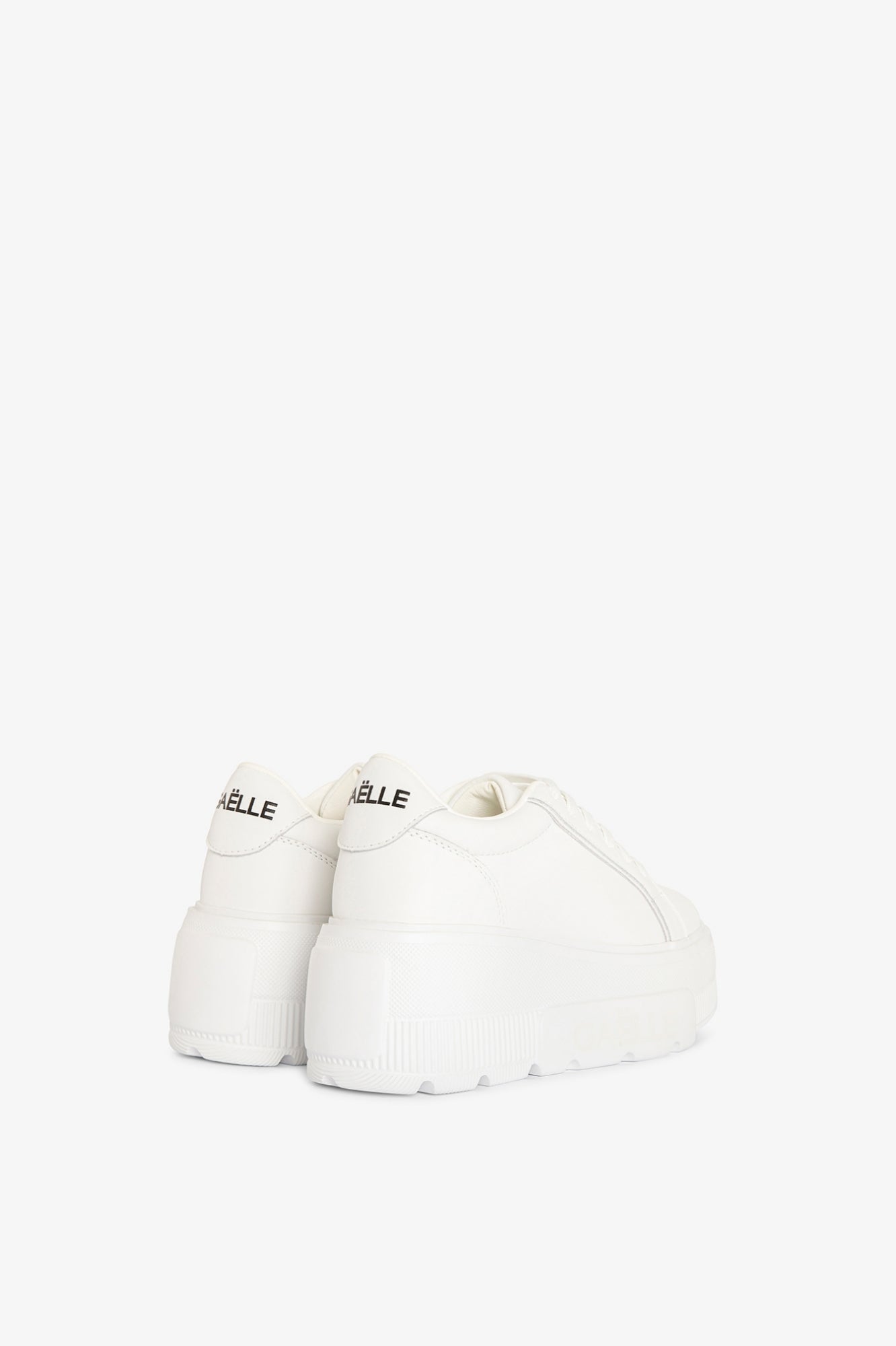 GAELLE PARIS Sneaker Donna Addict Platform-Bianco