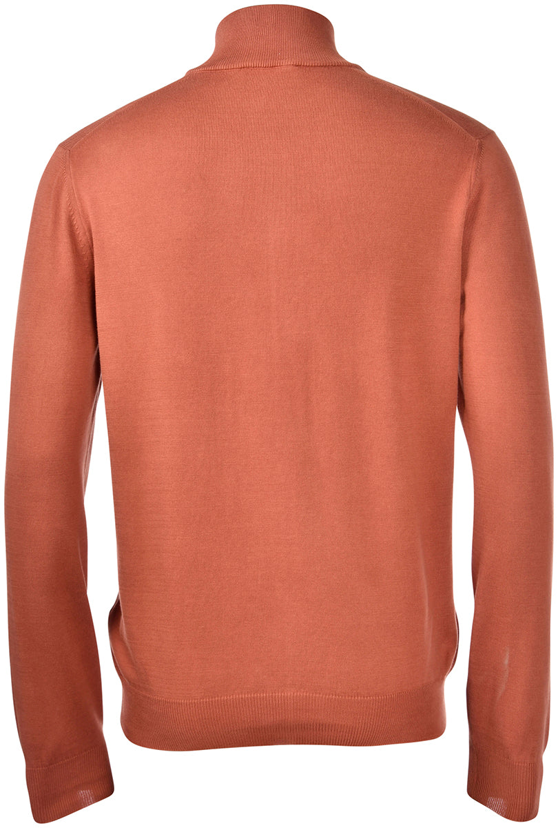 GRAN SASSO Cardigan Uomo Cotone-Marrone