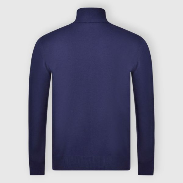 GRAN SASSO Cardigan Uomo Cotone-Blu Navy