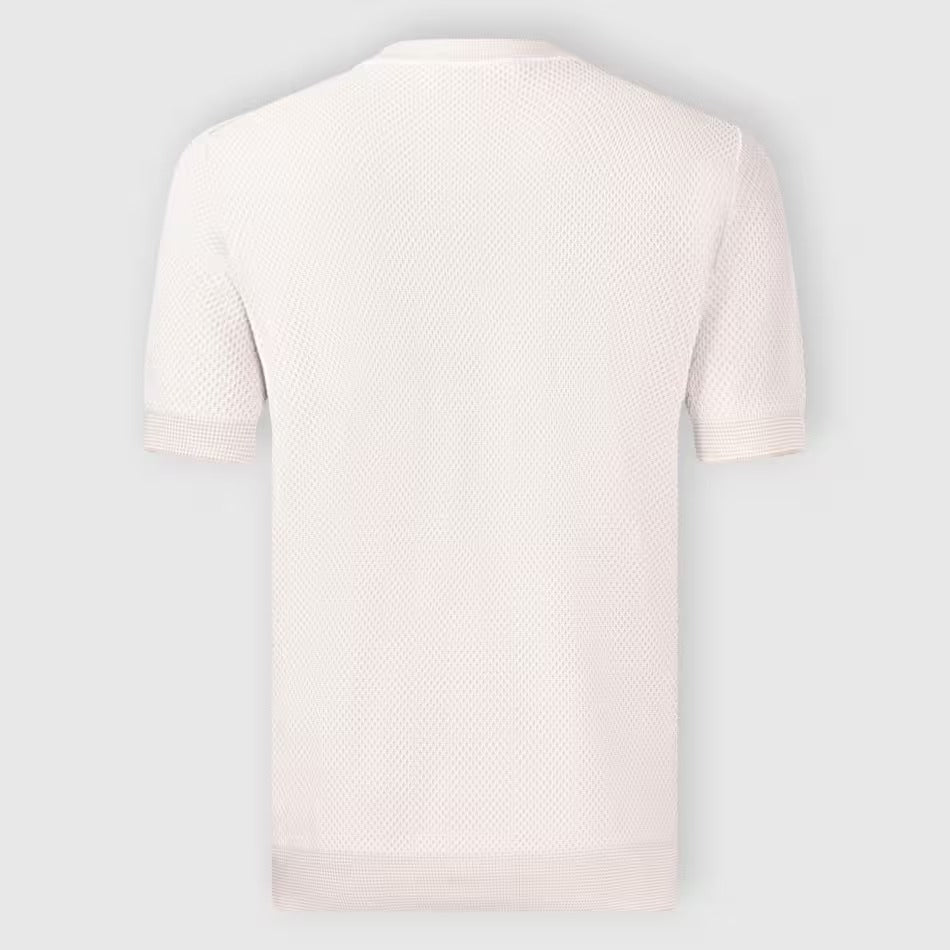 GRAN SASSO T-Shirt Uomo Maglia Nido D'Ape-Beige