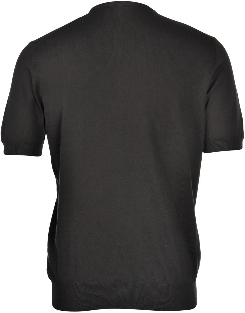 GRAN SASSO T-Shirt Uomo Cotgone Organico-Nero