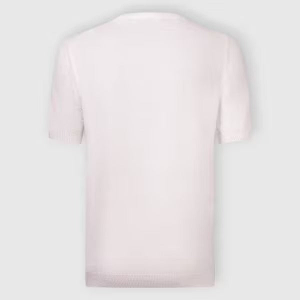 GRAN SASSO T-Shirt Uomo Maglia Bouclè-Bianco