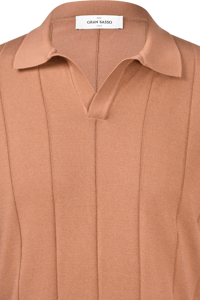 GRAN SASSO Polo Uomo Skipper Coste-Marrone