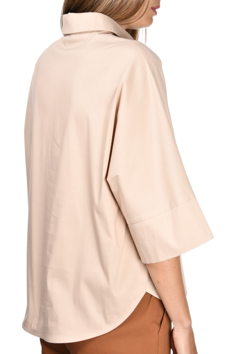 GRAN SASSO Polo Donna Jersey Manica Larga-Rosa