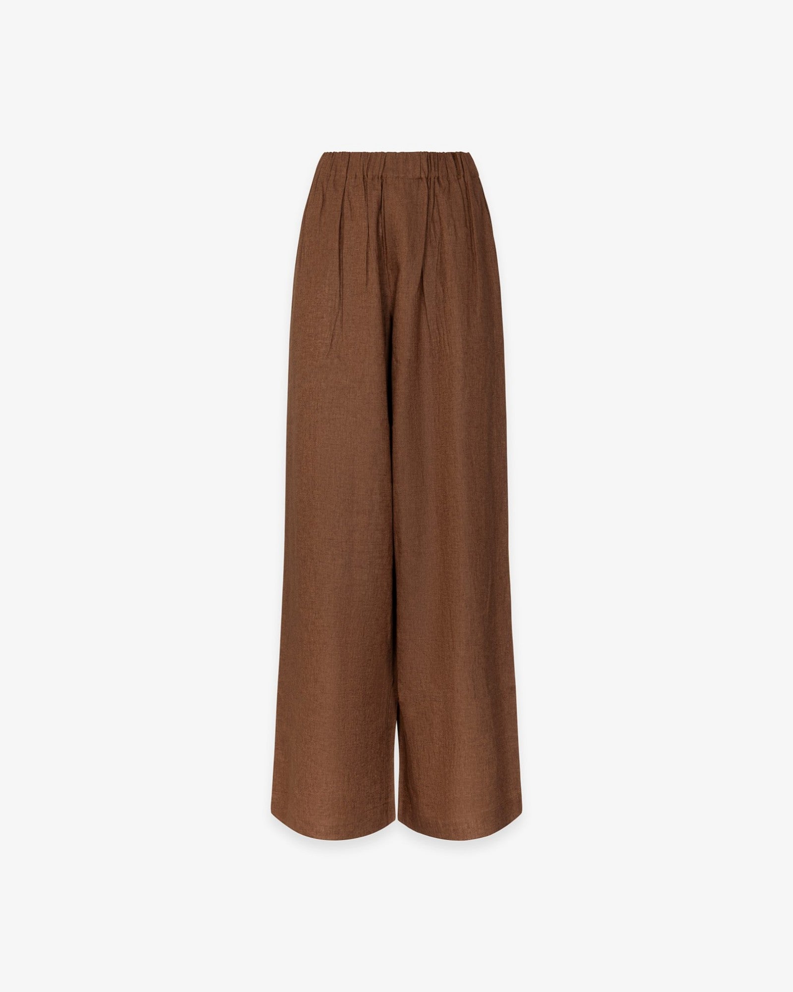 HINNOMINATE Pantalone Donna Lino-Moka