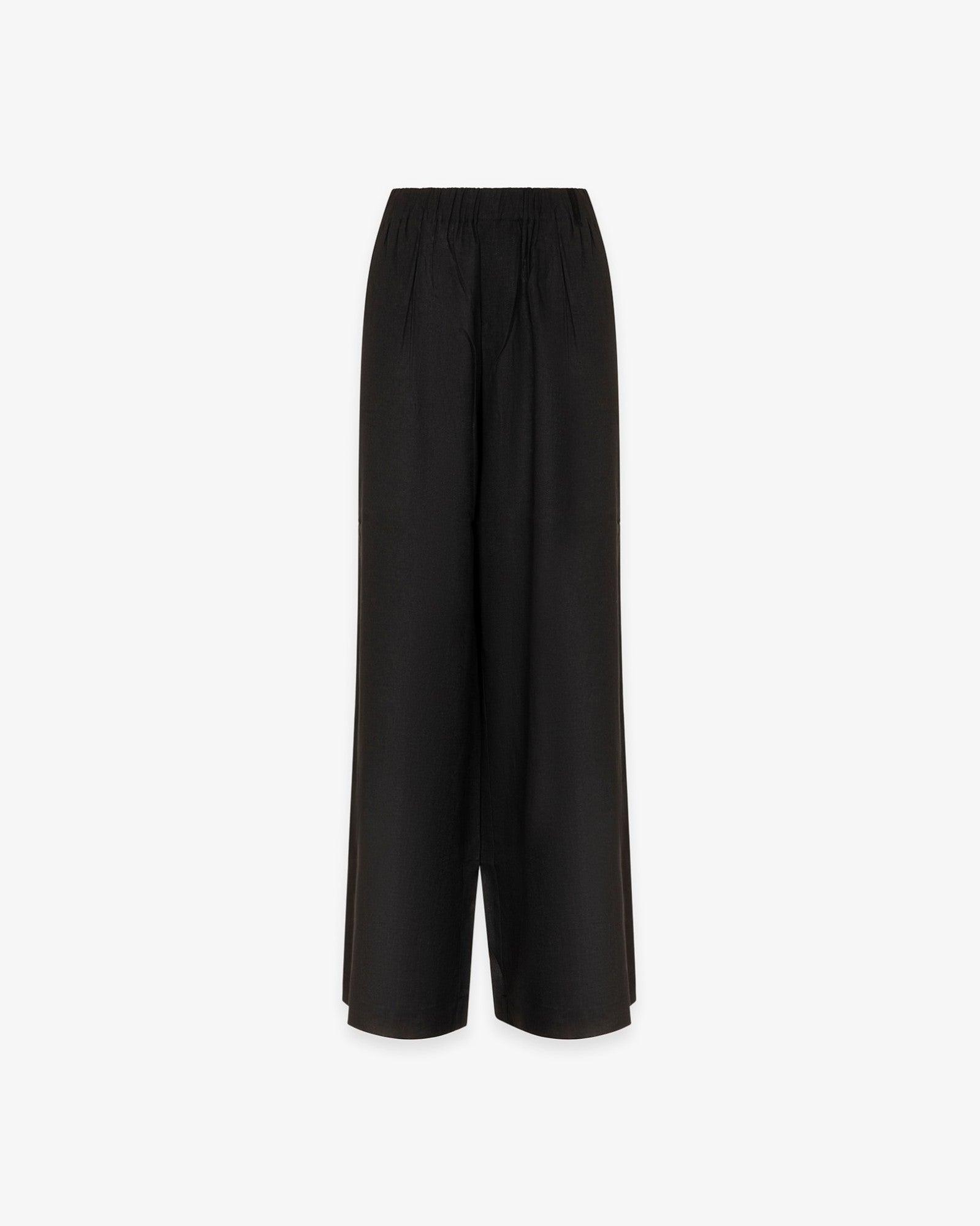 HINNOMINATE Pantalone Donna Lino-Nero