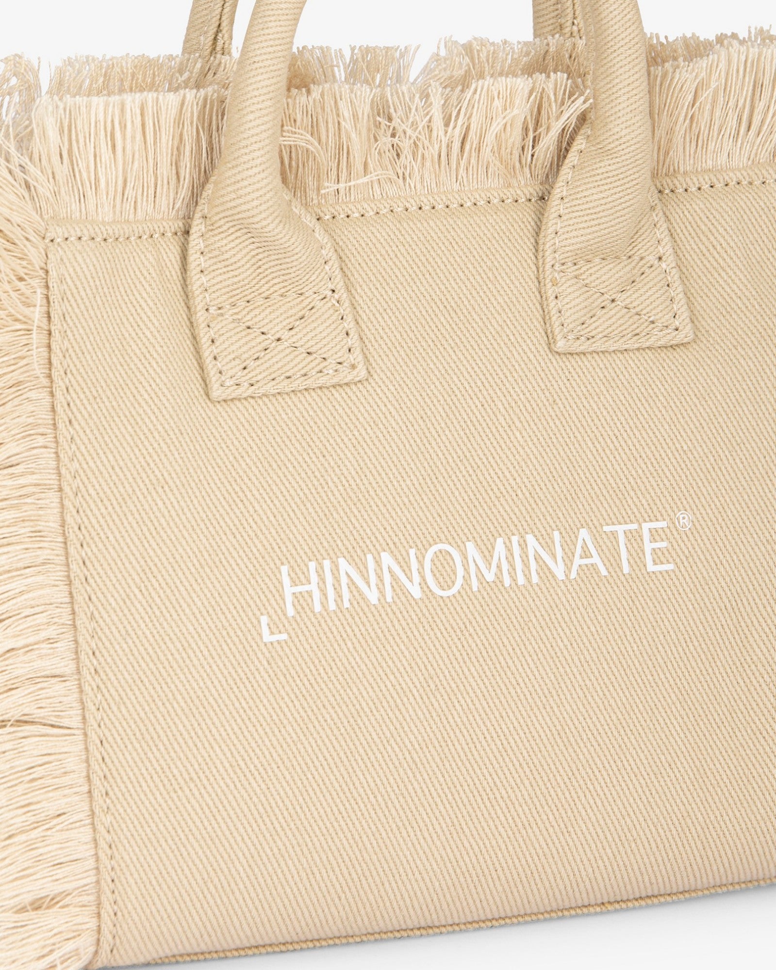 HINNOMINATE Borsa Canvas Piccola-Beige