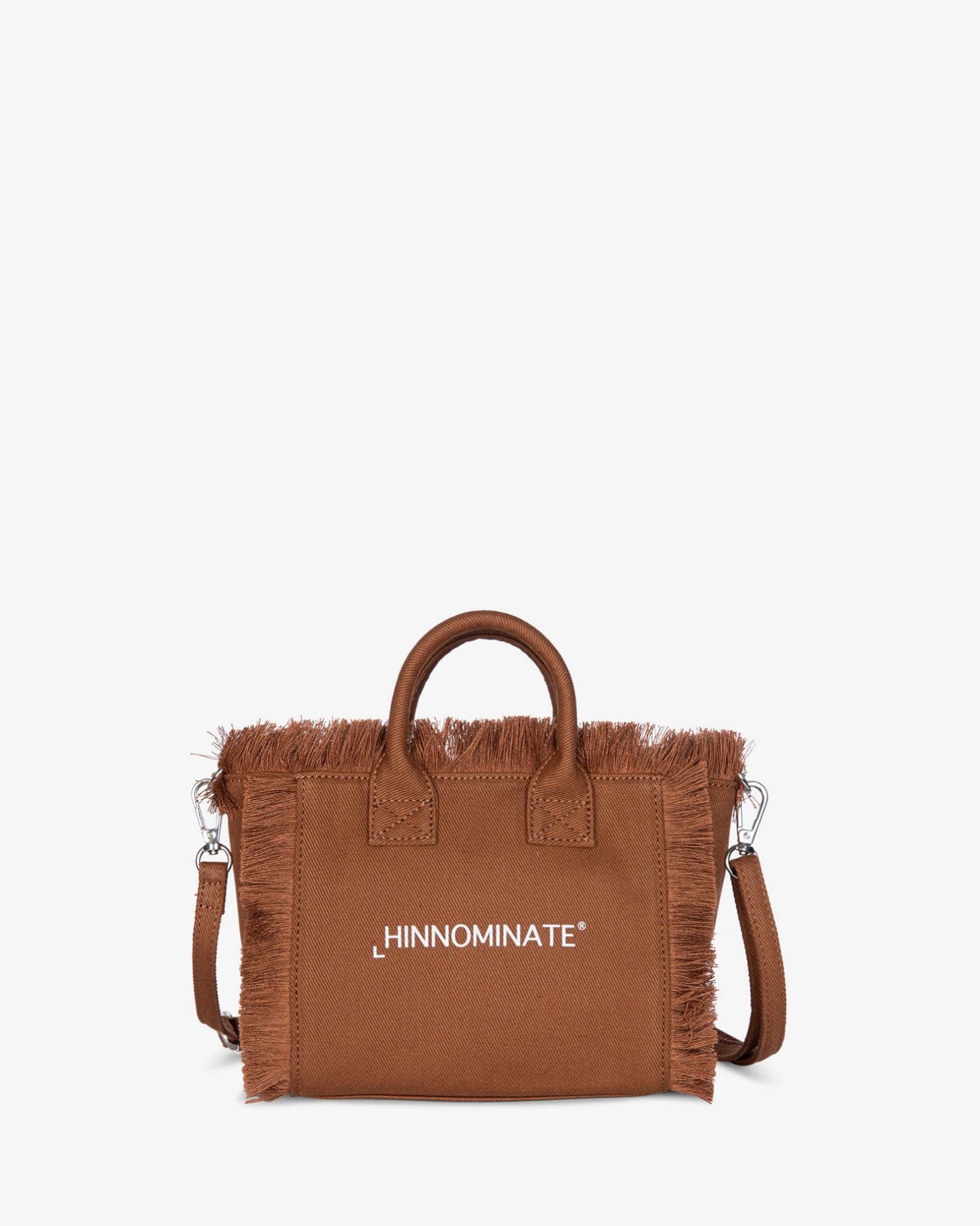 HINNOMINATE Borsa Canvas Piccola-Moka
