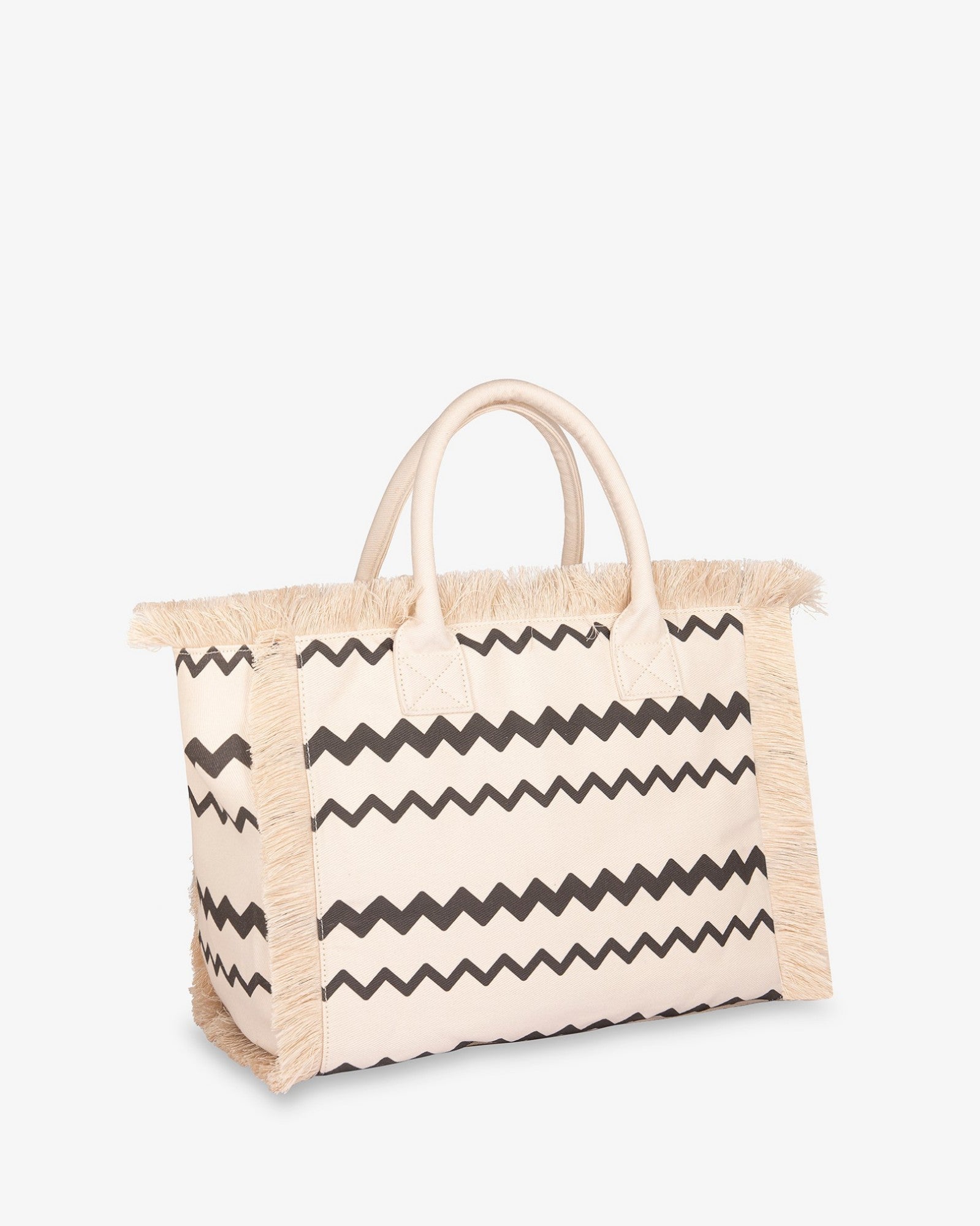 HINNOMINATE Borsa Canvas Grande-Off White