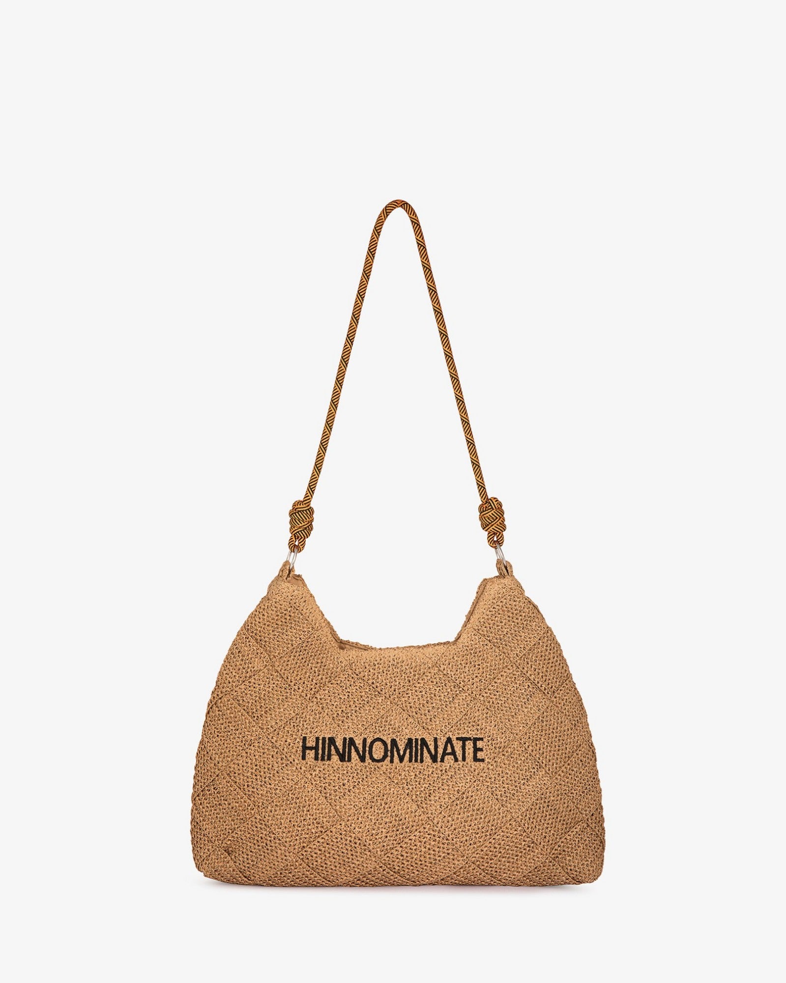 HINNOMINATE Borsa Raffia Grande-Naturale