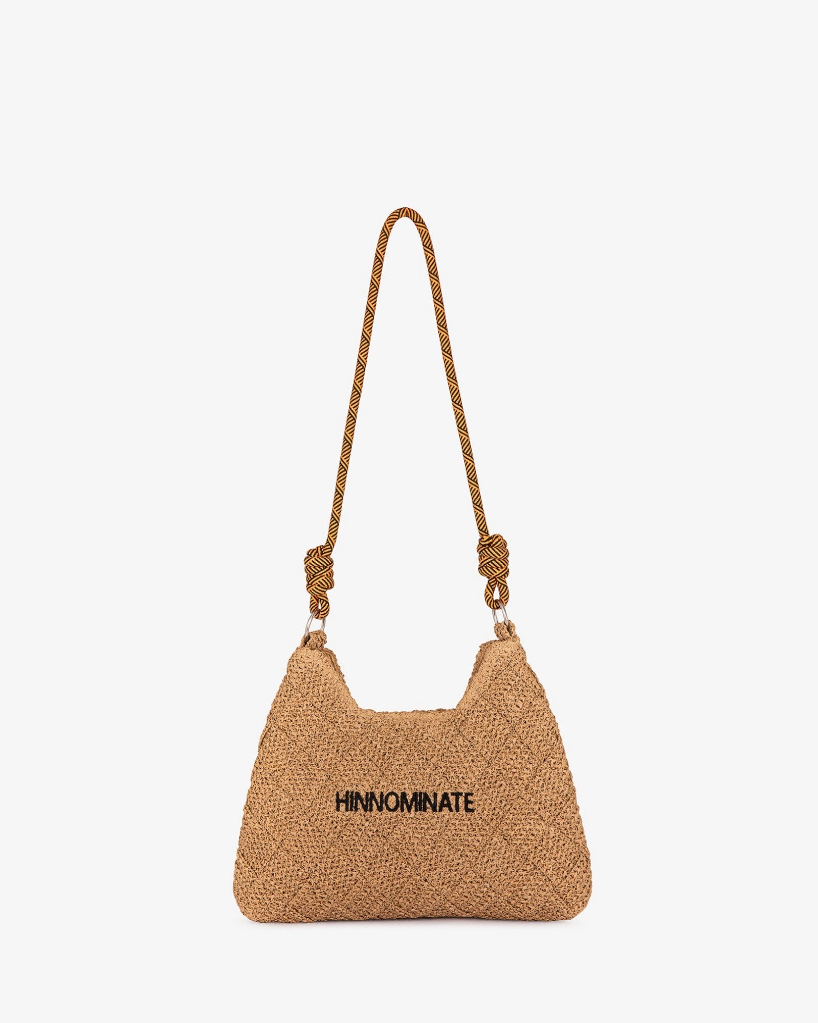 HINNOMINATE Borsa Raffia Piccola-Naturale