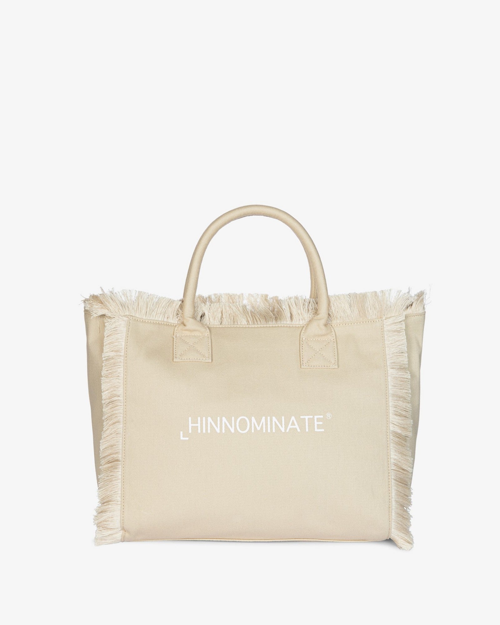 HINNOMINATE Borsa Canvas Grande-Beige