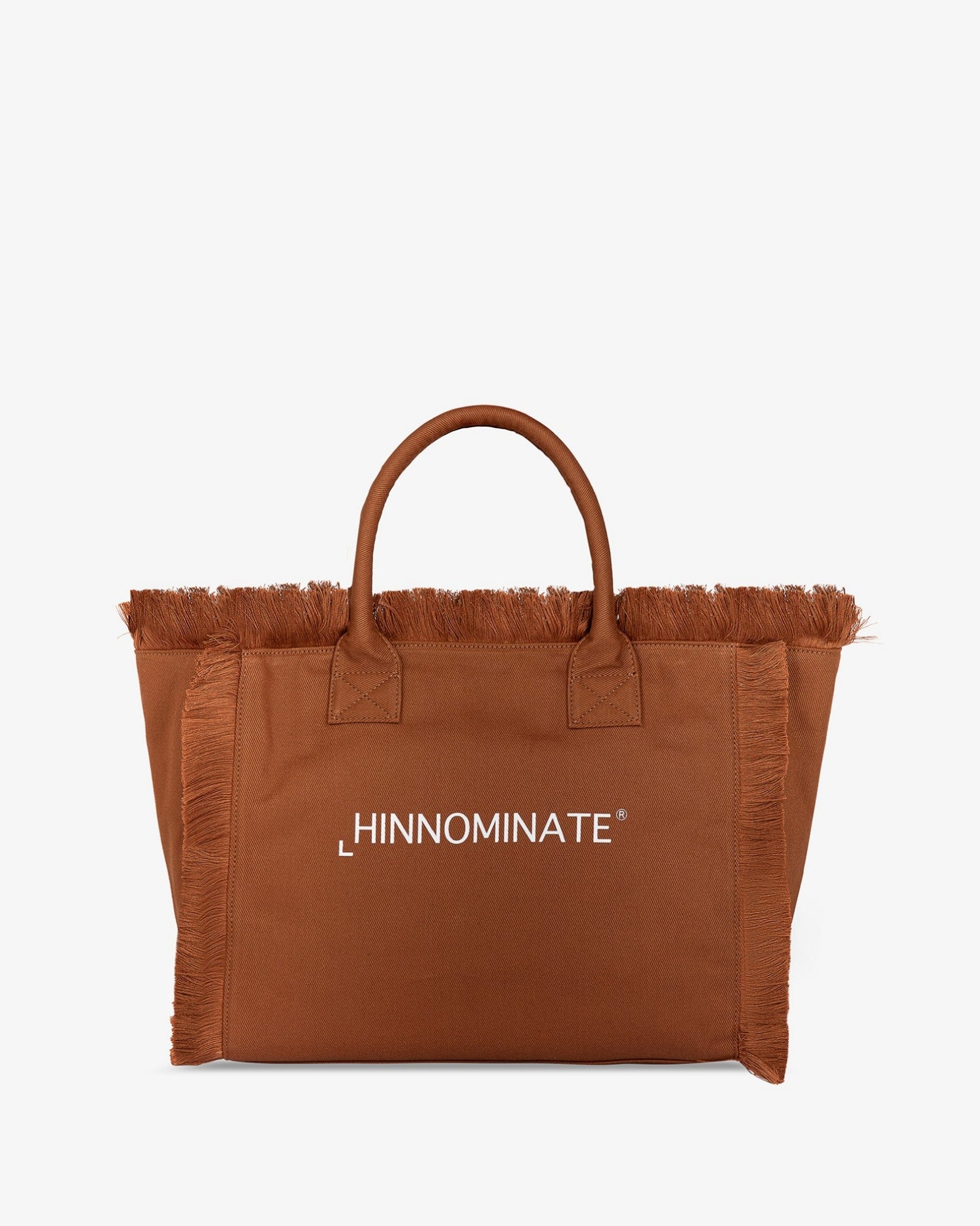 HINNOMINATE Borsa Canvas Grande-Moka