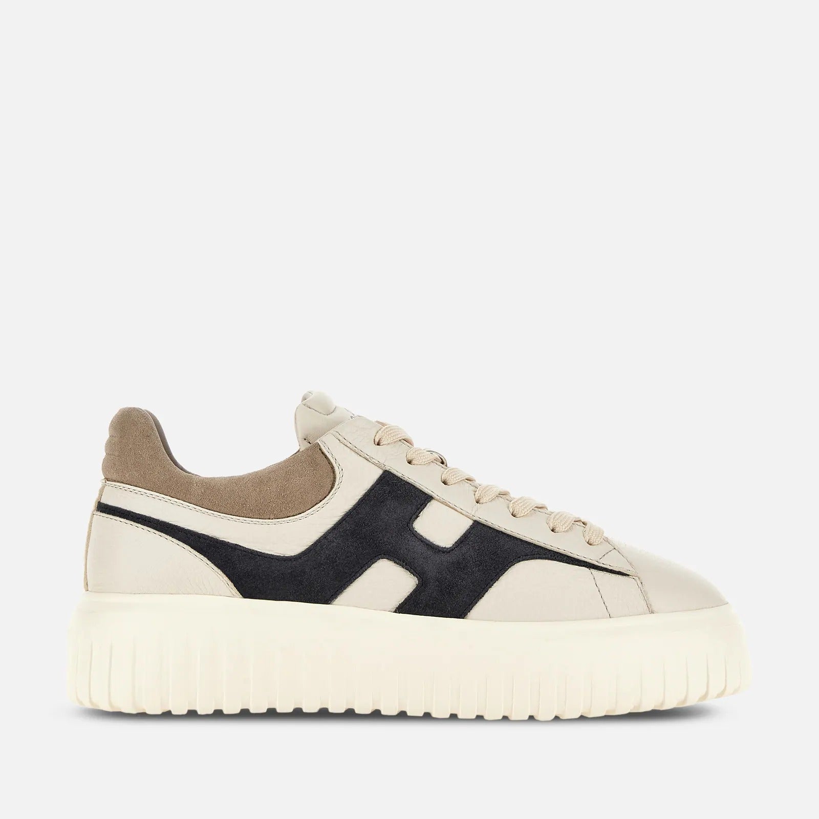 HOGAN Sneaker Uomo H-Stripes-Avorio Blu Beige