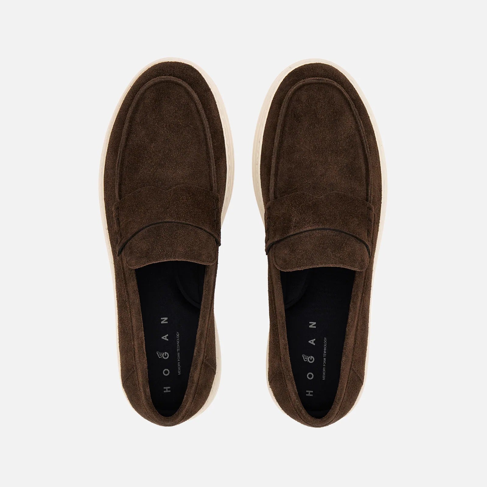 HOGAN Mocassino Uomo H-TV-Marrone