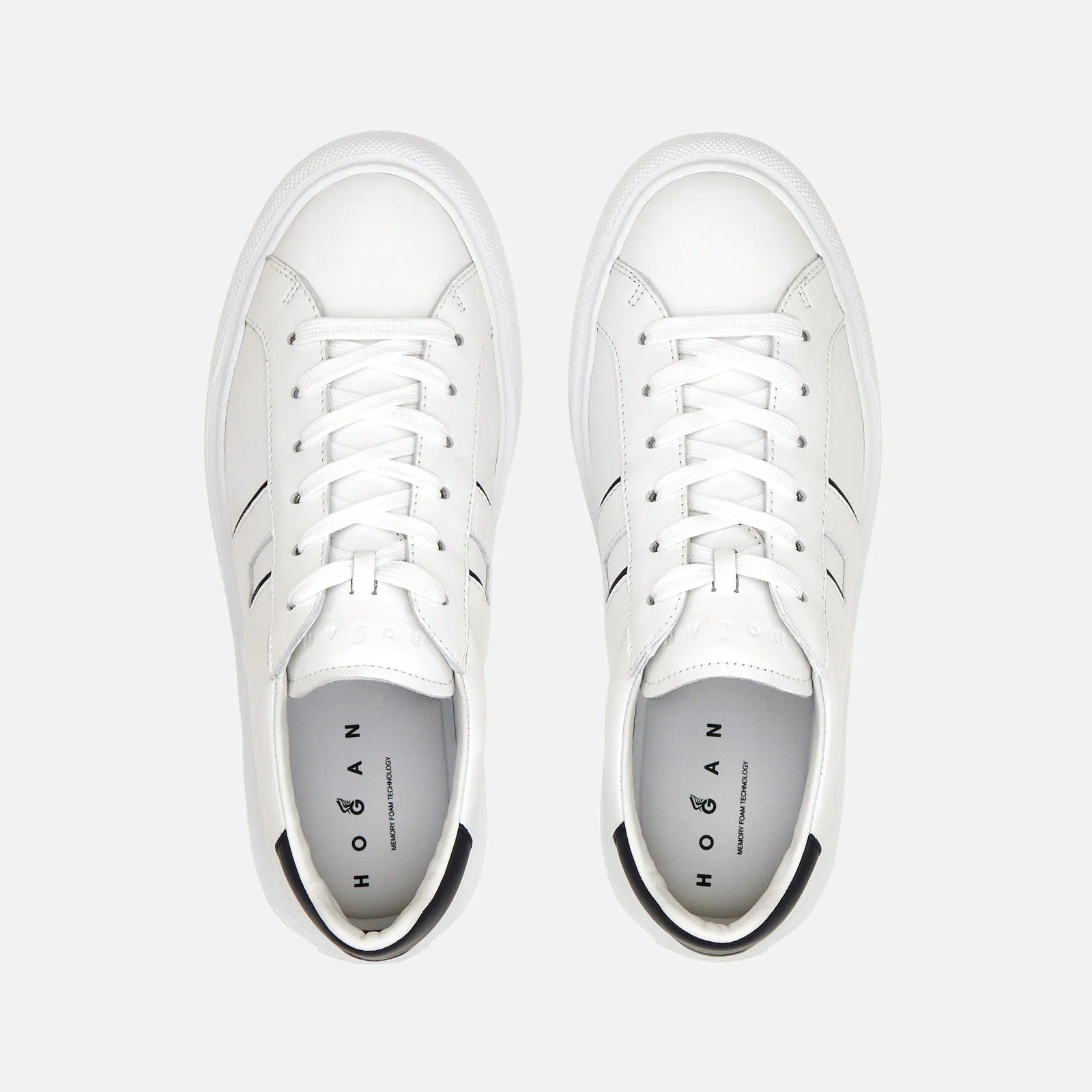 HOGAN Sneaker Uomo Rebel H691-Bianco Blu