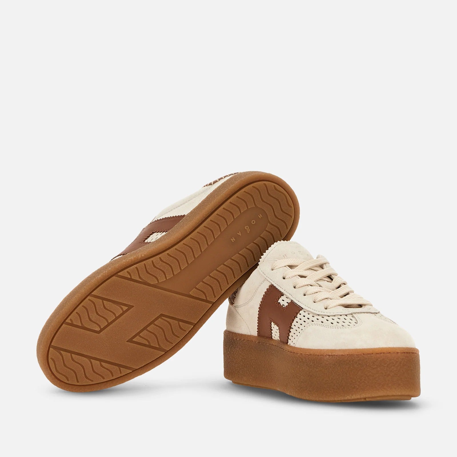 HOGAN Sneaker Donna Cool-Beige Marrone