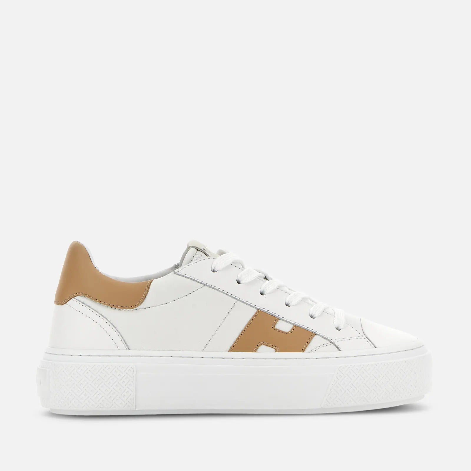 HOGAN Sneaker Donna Crosswind-Bianco Marrone