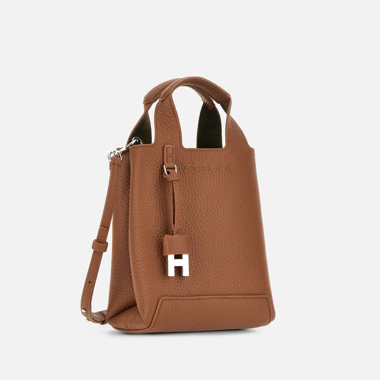 HOGAN Borsa SHOPPING MINI-Marrone