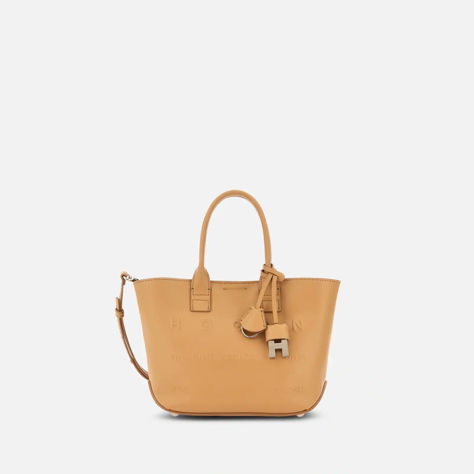 HOGAN Borsa Shopping Script Mini-Beige