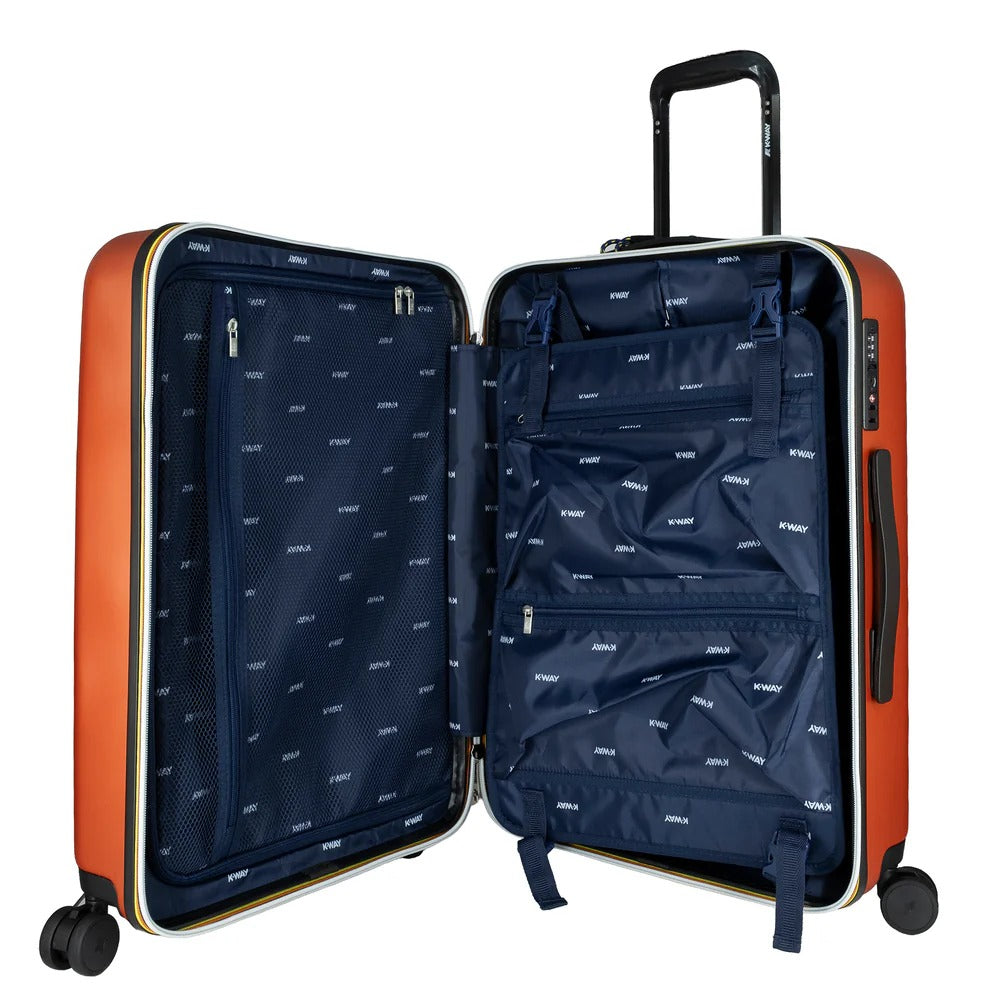 K-WAY Trolley EUDOXIEUR LOGO-Orange Brownish