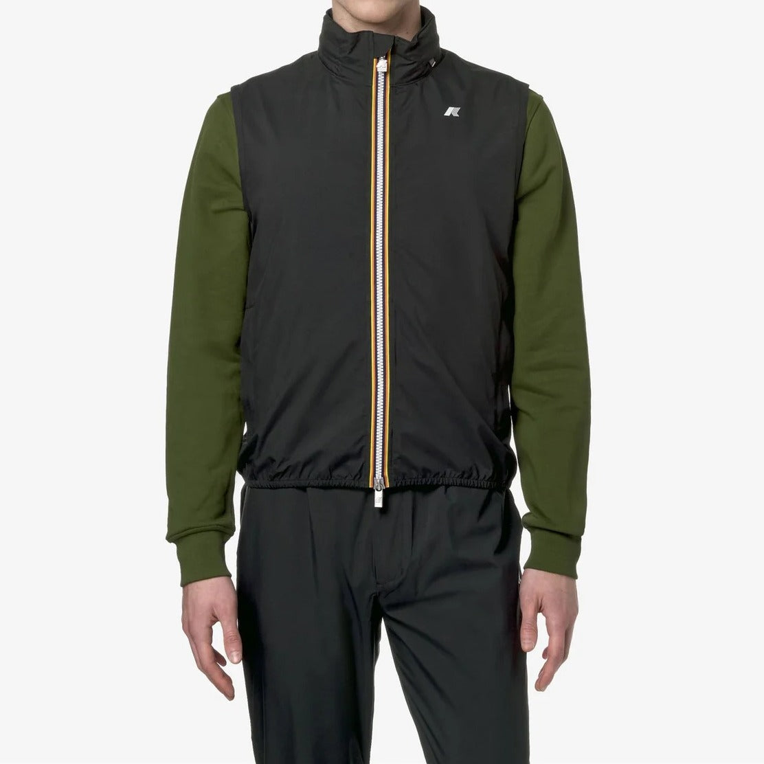 K-WAY Smanicato Uomo VALEN STRETCH DOT-Black Pure