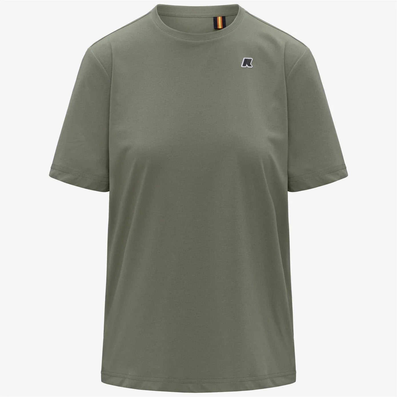 K-WAY T-Shirt Unisex SERGINE TRAVEL-Green Lichen