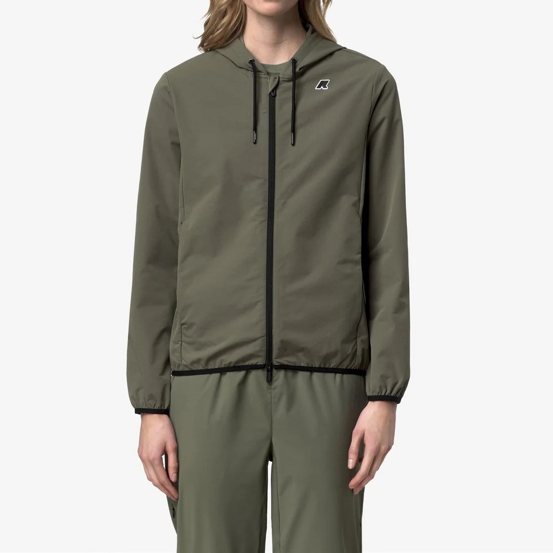 K-WAY Felpa Unisex JOURNEER TRAVEL-Green Lichen