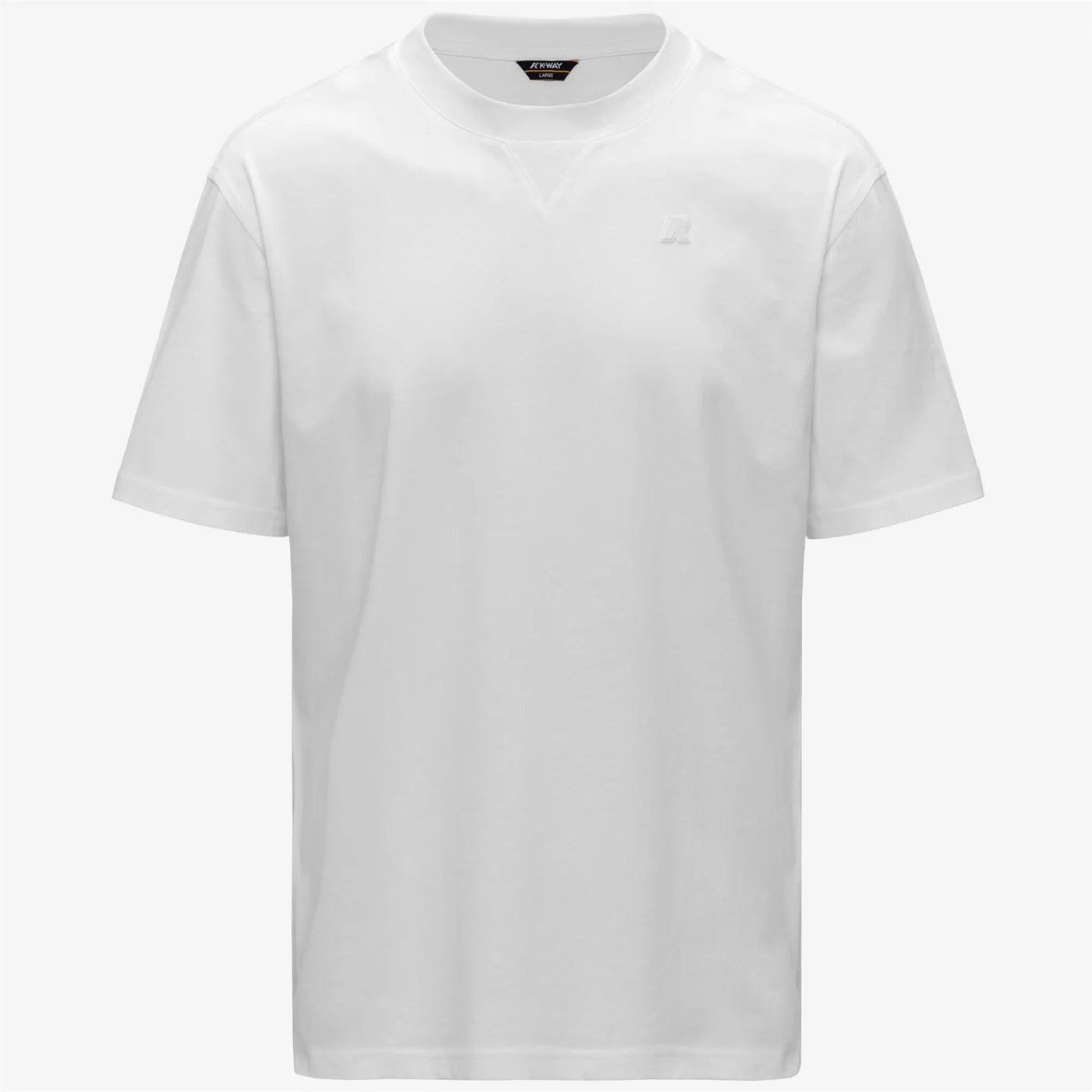 K-WAY T-Shirt Uomo SOLO JERSEY TRIANGLE-White