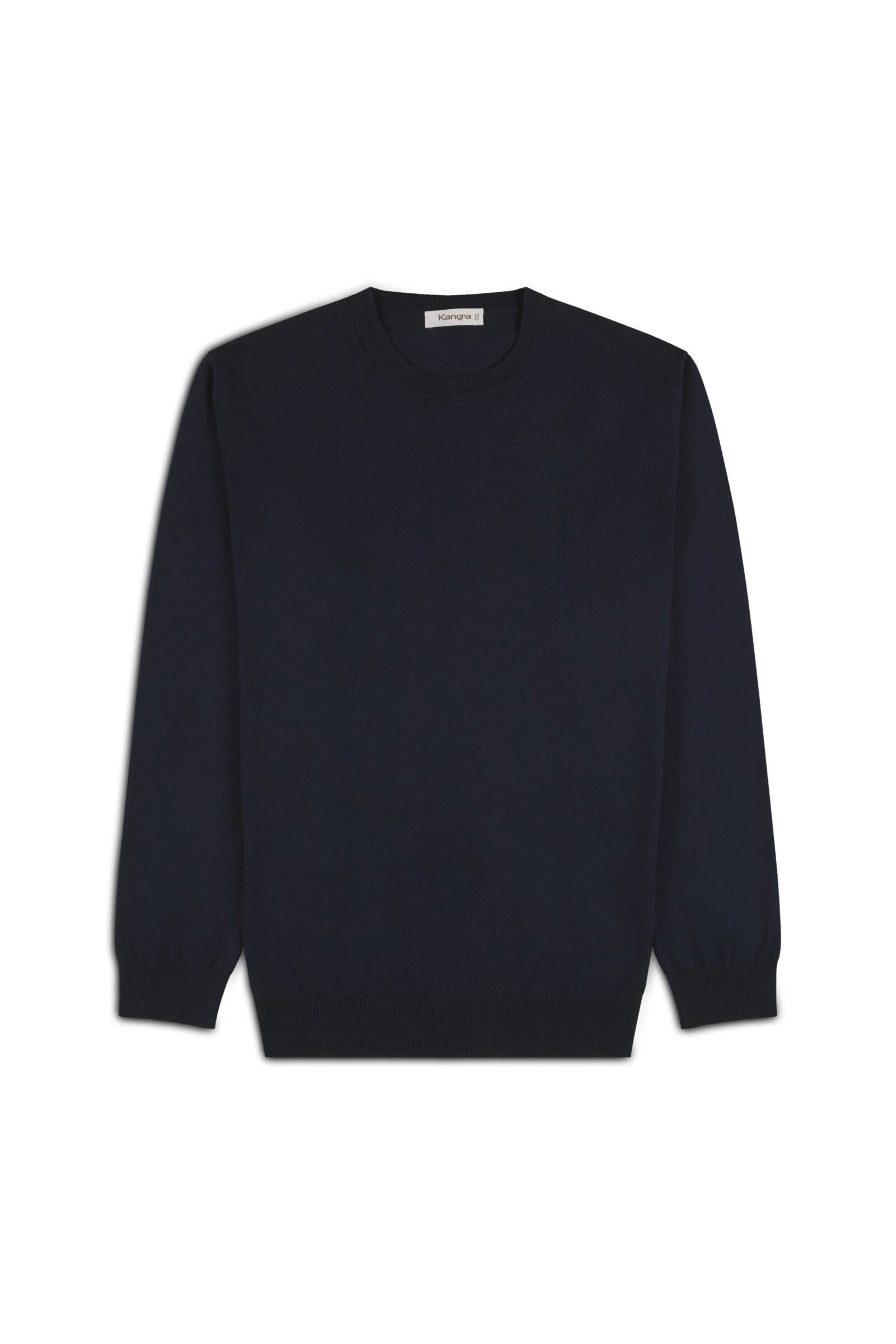 KANGRA Maglia Uomo Girocollo Cotone-Blu