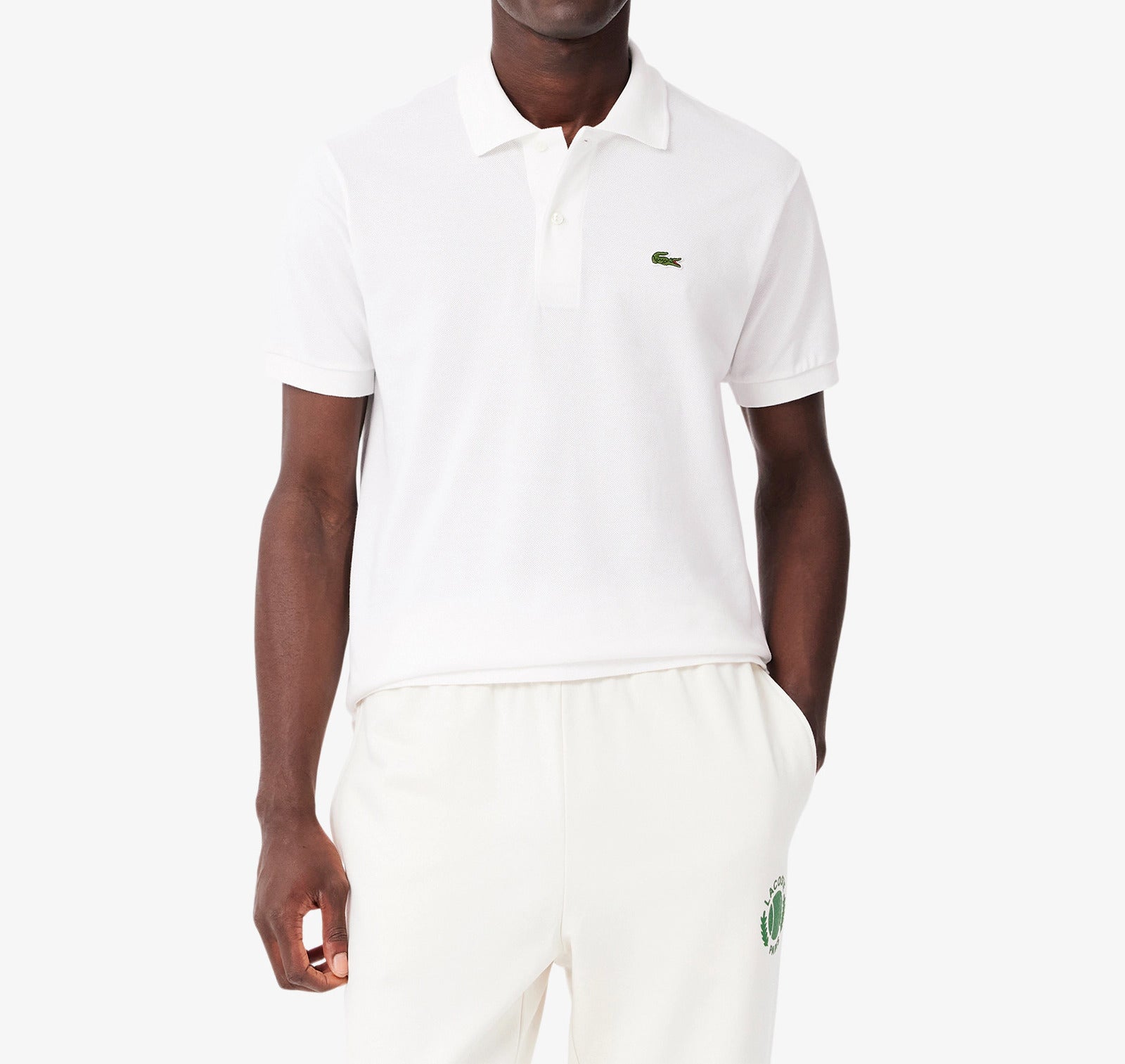 LACOSTE Polo Uomo L.12.12. Original-Bianco
