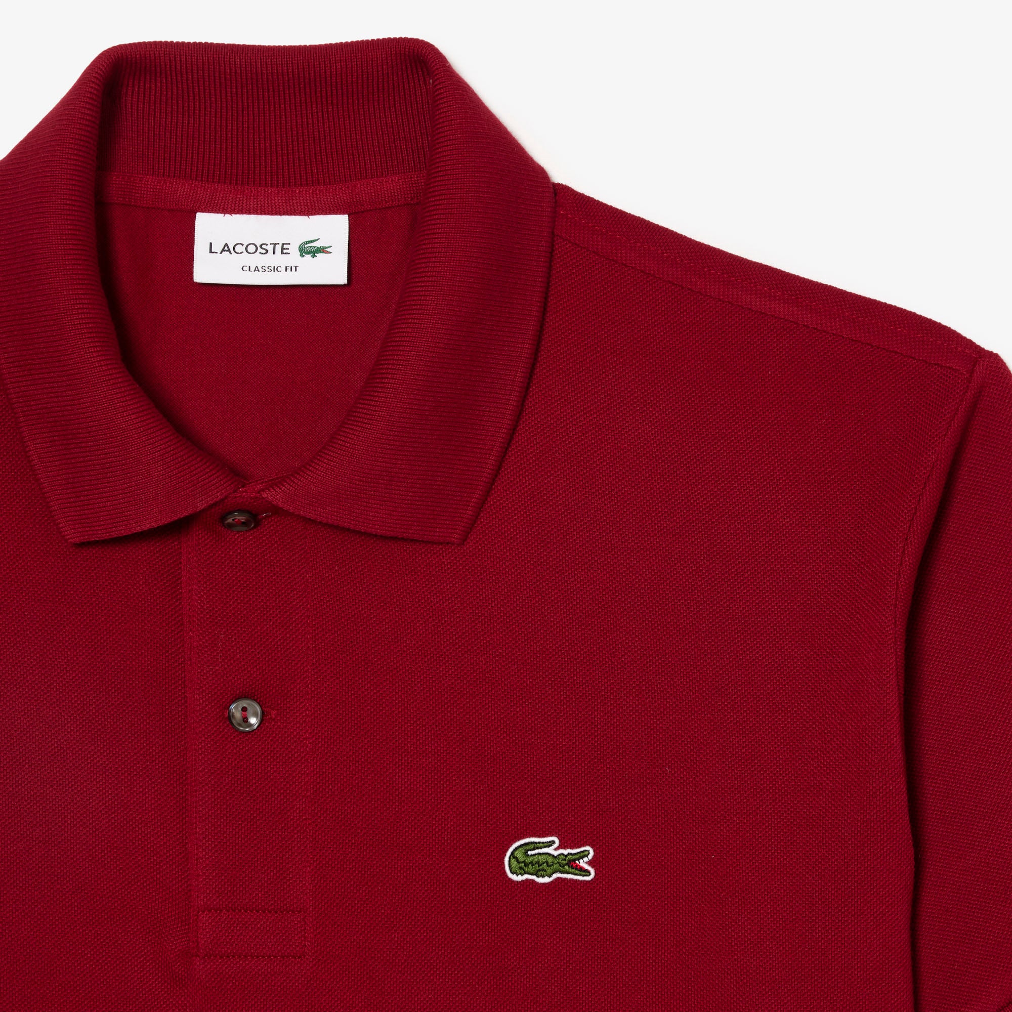 LACOSTE Polo Uomo L.12.12. Original-Bordeaux