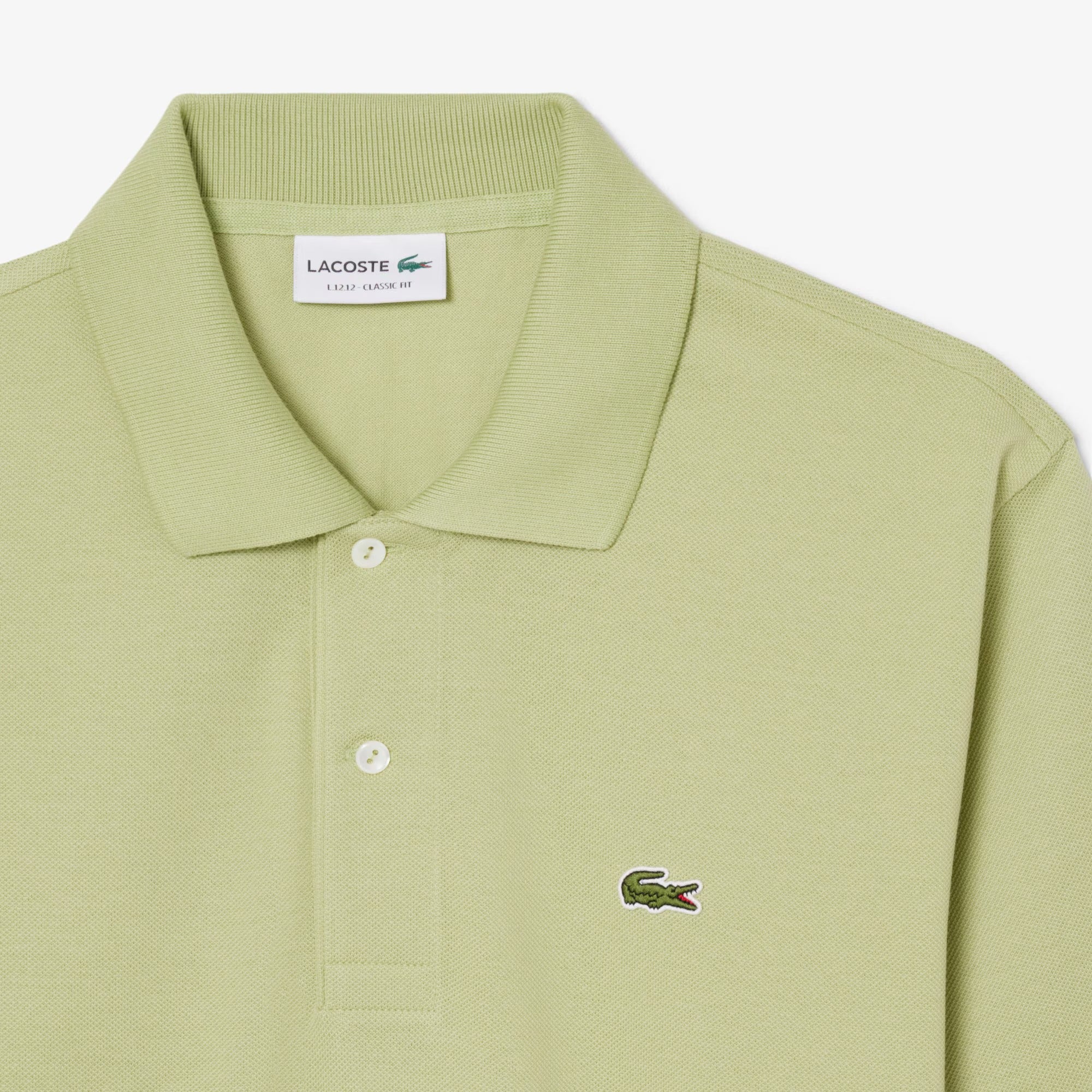 LACOSTE Polo Uomo L.12.12. Original-Verde Chiaro