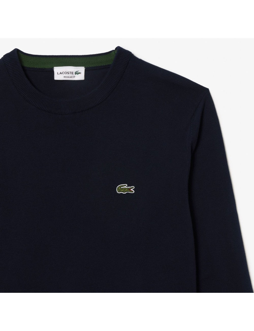 LACOSTE Pullover Uomo Misto Cotone-Navy