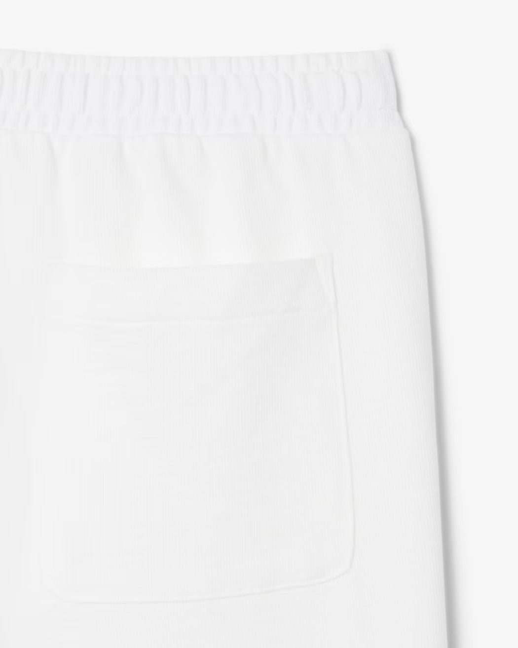 LACOSTE Shorts Uomo Jersey Cotone-Bianco