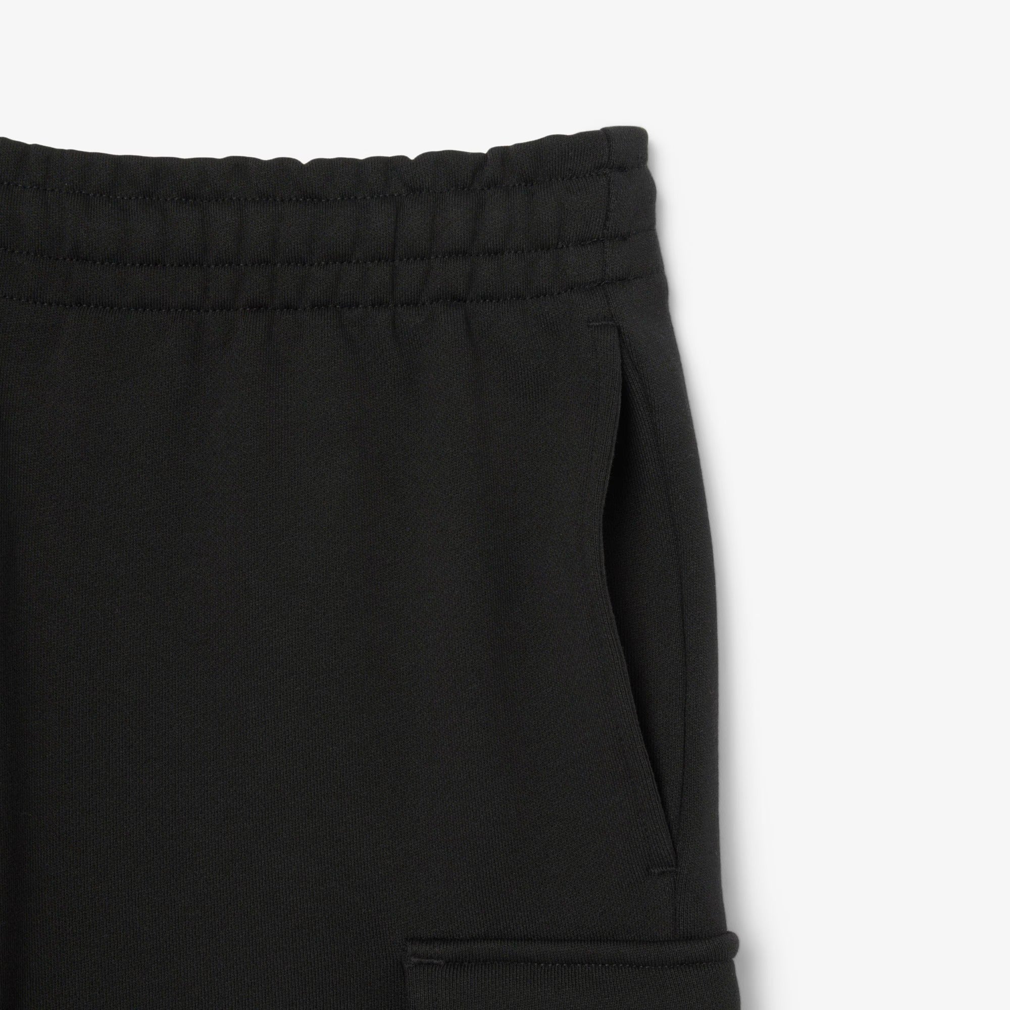 LACOSTE Shorts Uomo Cargo Cotone-Nero