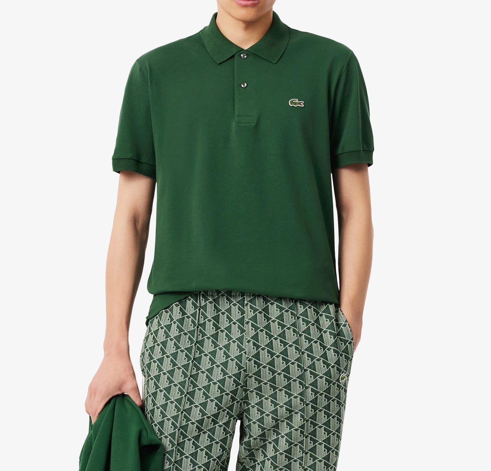 LACOSTE Polo Uomo L.12.12 Light-Verde