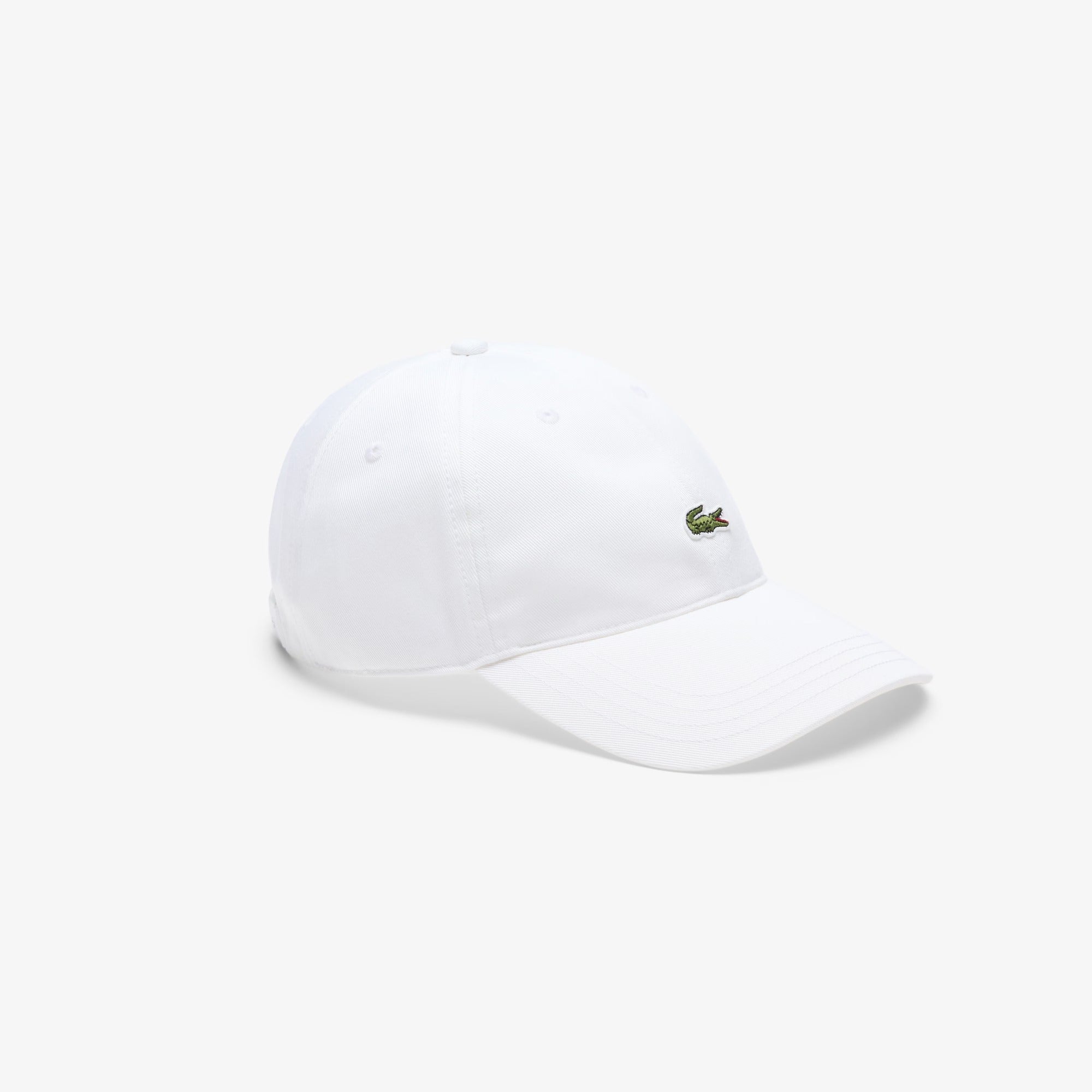 LACOSTE Cappello Baseball Unisex Twill-Bianco