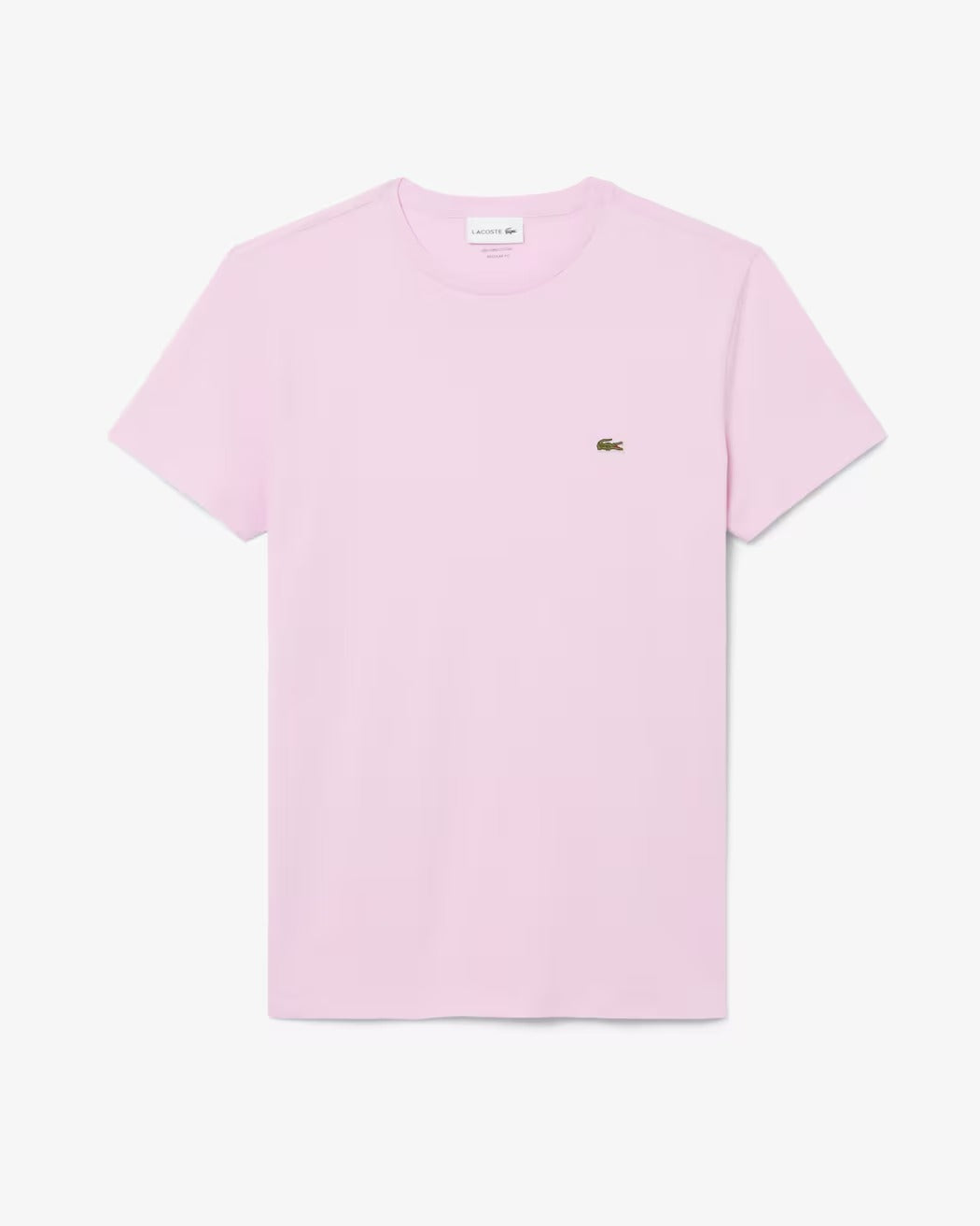 LACOSTE T-Shirt Uomo Cotone Pima-Rosa