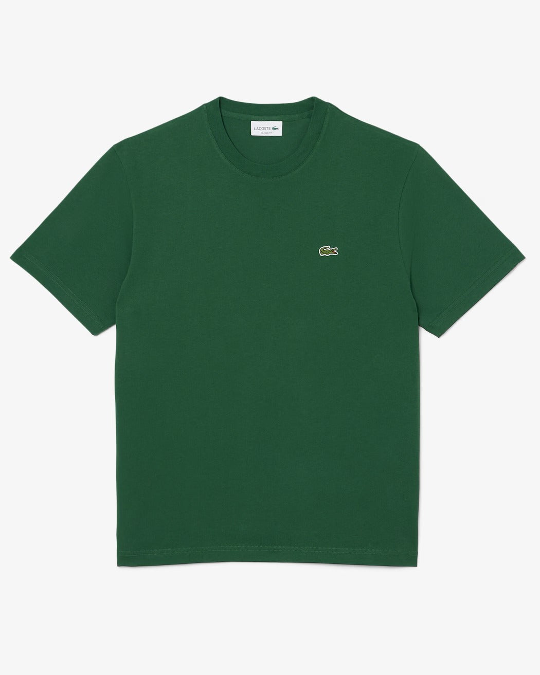 LACOSTE T-Shirt Uomo Cotone-Verde