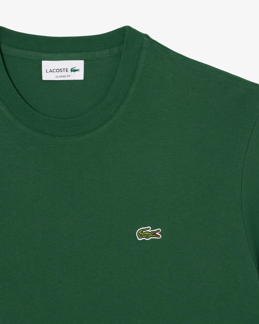 LACOSTE T-Shirt Uomo Cotone-Verde