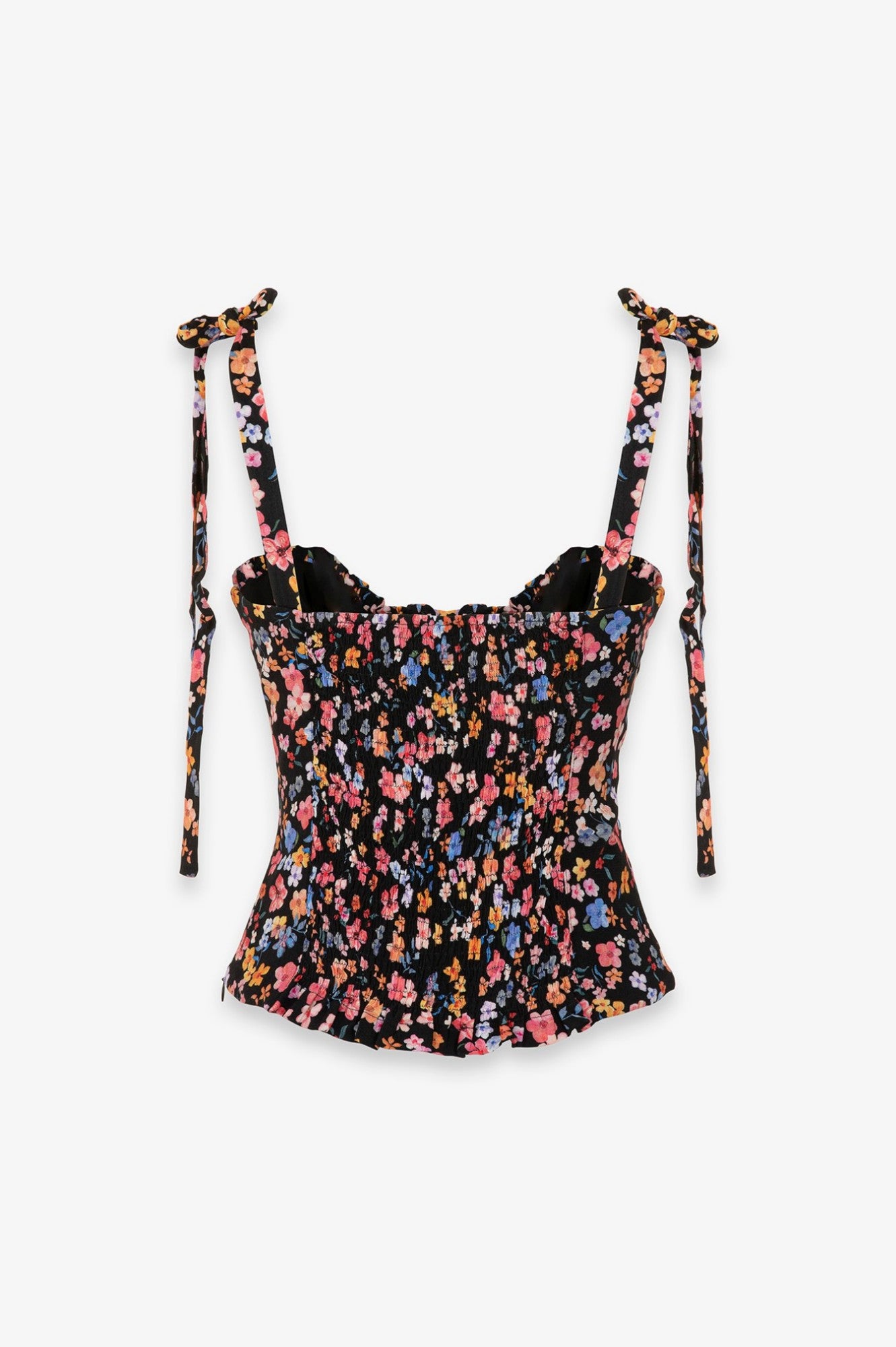 MAR DE MARGARITAS Top Deasy-Bouquet Nero