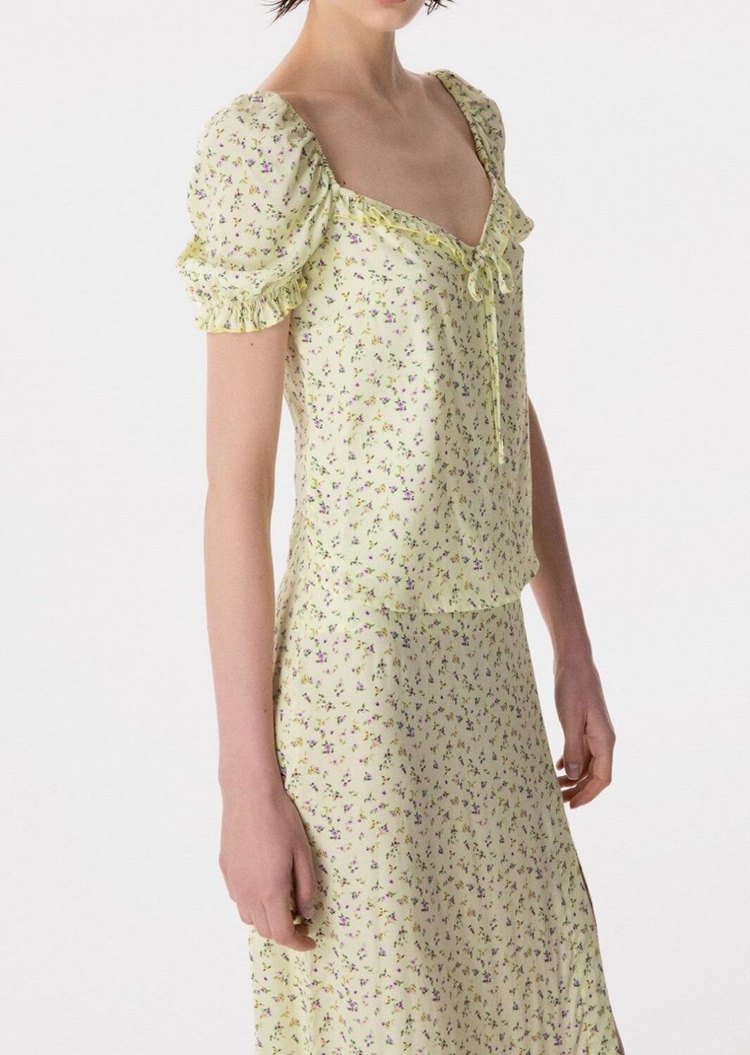 MAR DE MARGARITAS Top Letizia-Jasmin Giallo