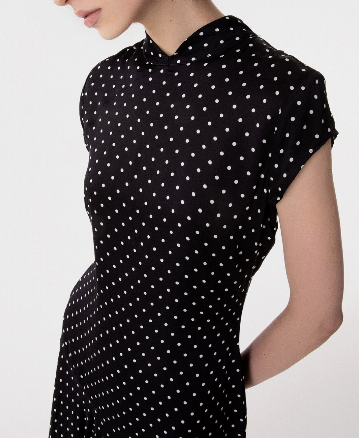 MAR DE MARGARITAS Abito Corto Swami-Petitpois Nero