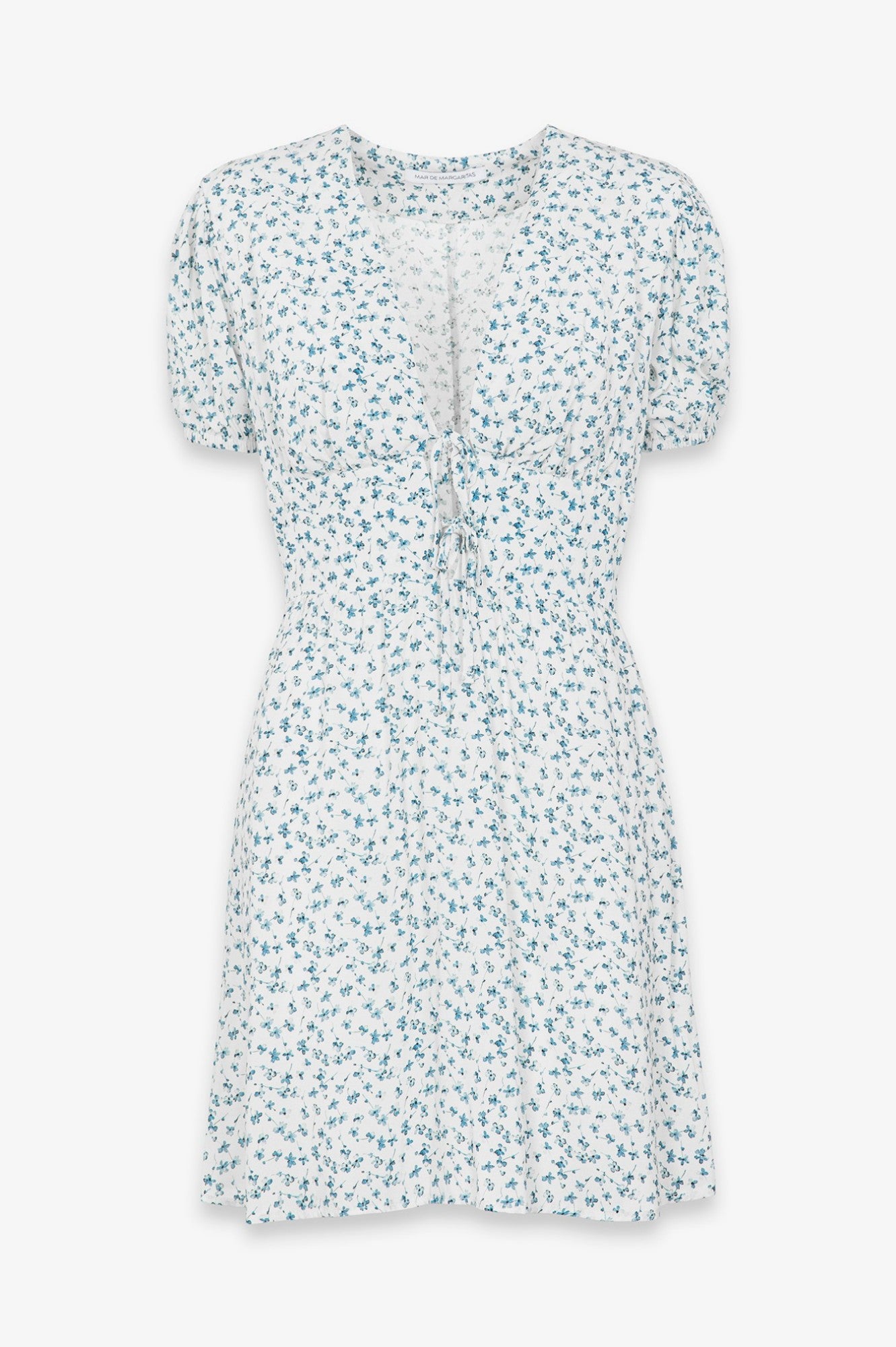 MAR DE MARGARITAS Abito Corto Atena-Clover Ecru